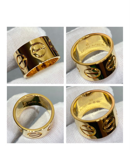 [AuraEcho Jewelry]LOVE 11MM LARGE RING