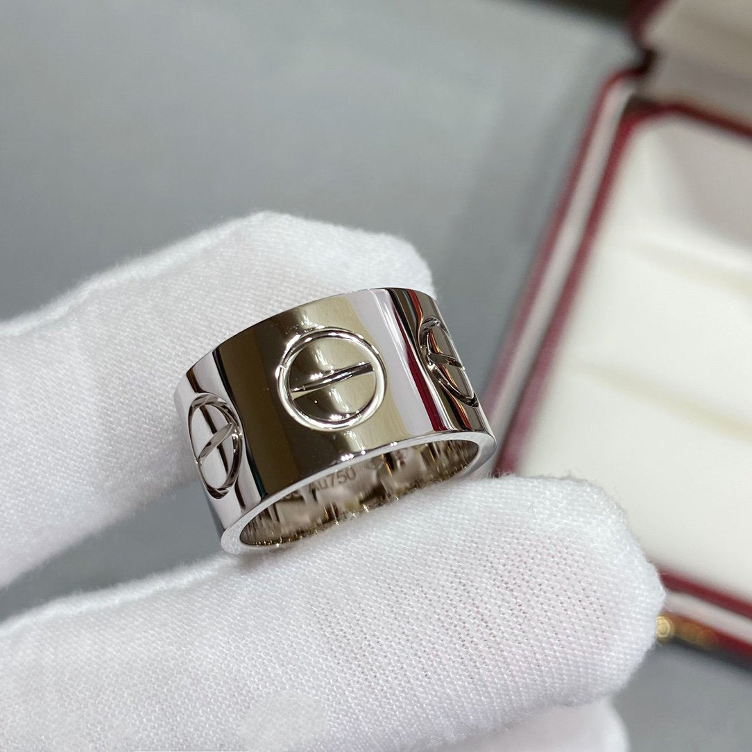 [AuraEcho Jewelry]LOVE 11MM LARGE RING