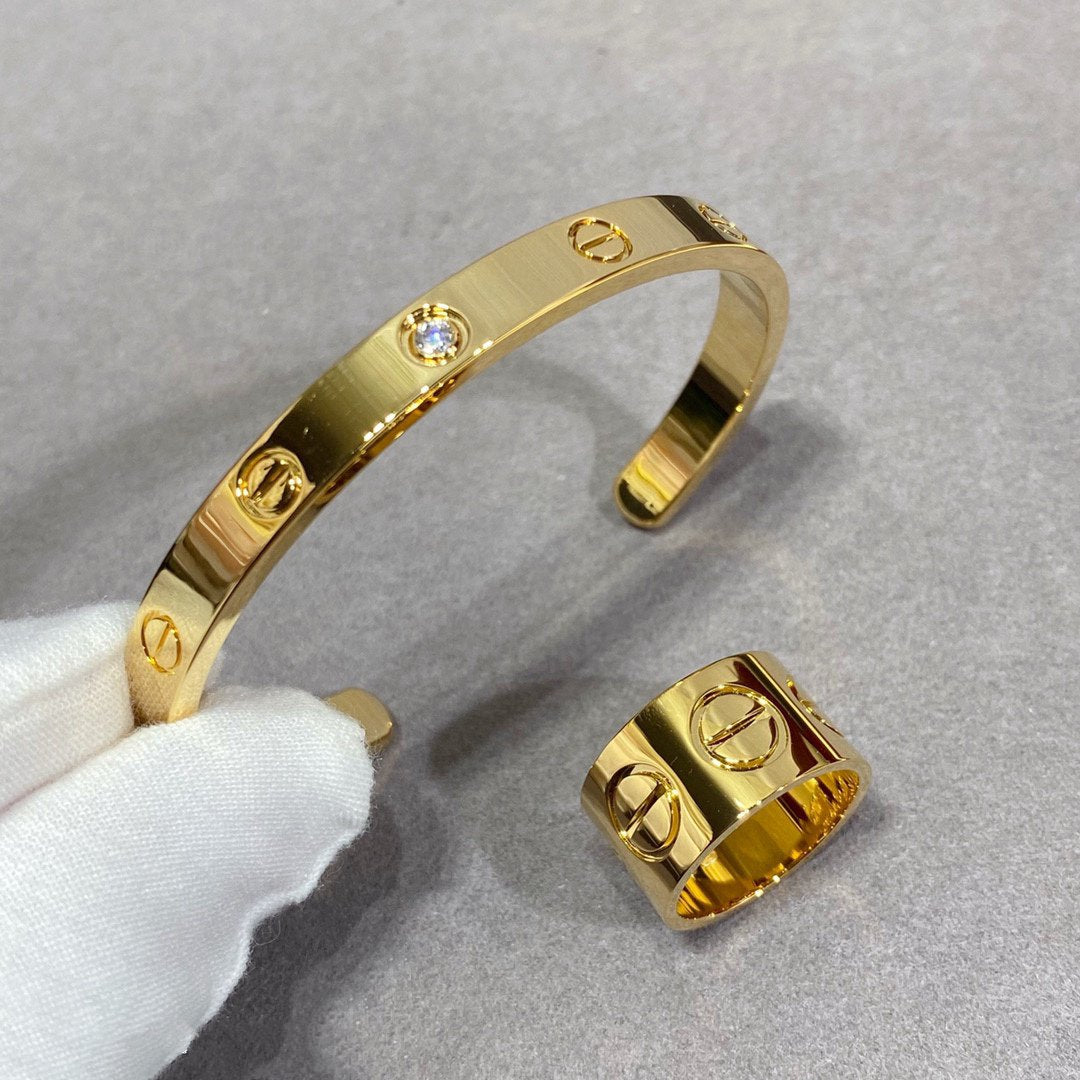 [AuraEcho Jewelry]LOVE 11MM LARGE RING