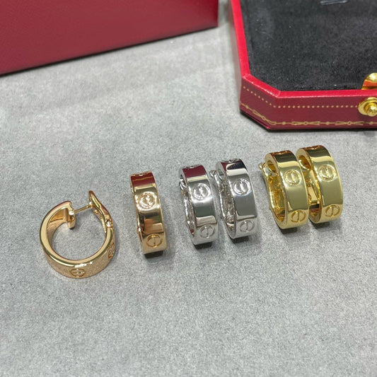 [AuraEcho Jewelry]LOVE 5.5MM EARRINGS