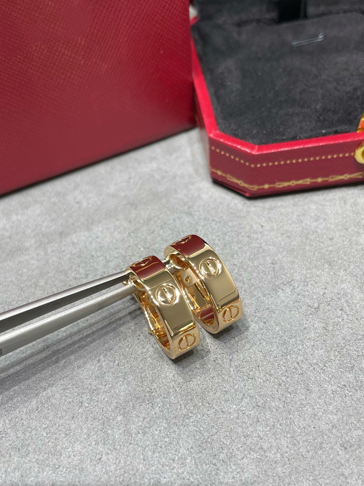 [AuraEcho Jewelry]LOVE 5.5MM EARRINGS