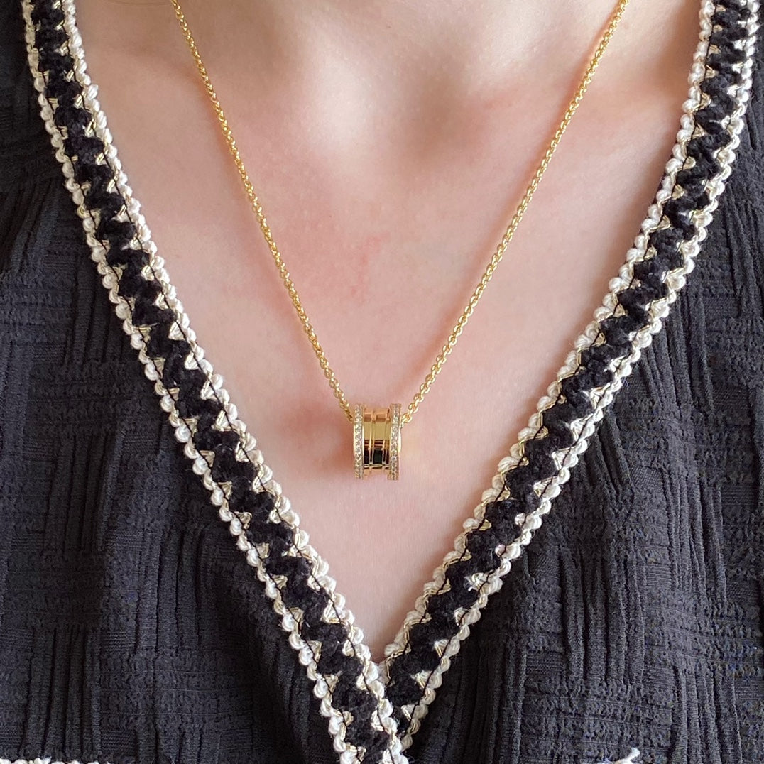 [AuraEcho Jewelry]ZERO 1 DIAMOND NECKLACE