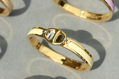 [AuraEcho Jewelry]CLIC CHAINE GOLD BRACELET