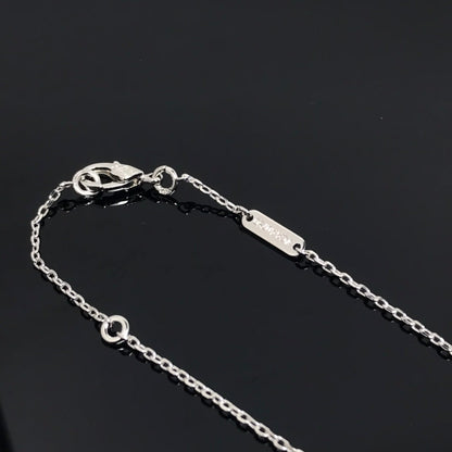 [AuraEcho Jewelry]CLOVER PIETERSITE SILVER LONG NECKLACE