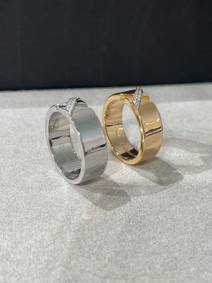 [AuraEcho Jewelry]LIENS EVIDENCE DIAOMOND RING