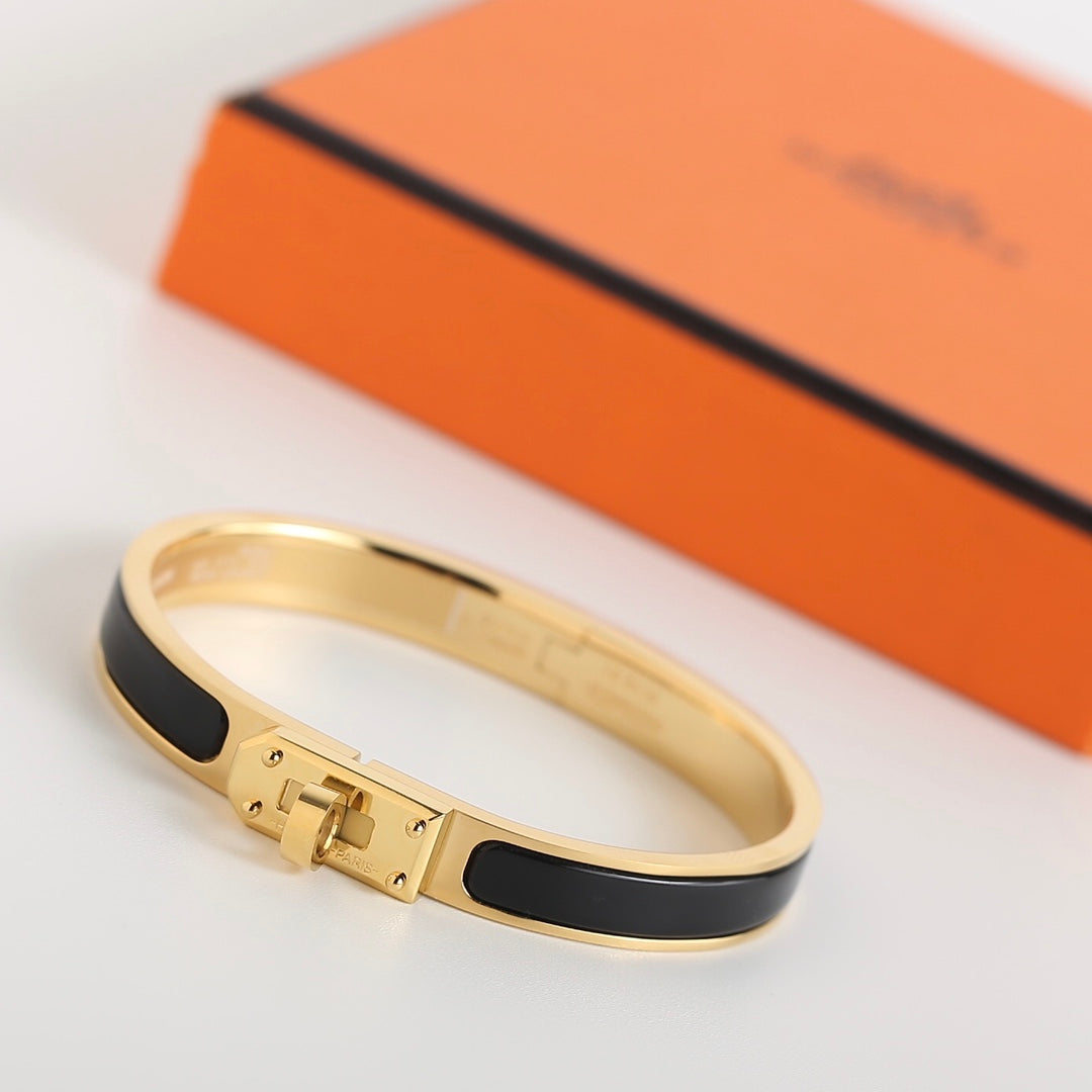 [AuraEcho Jewelry]HM KELLY BLACK BRACELET