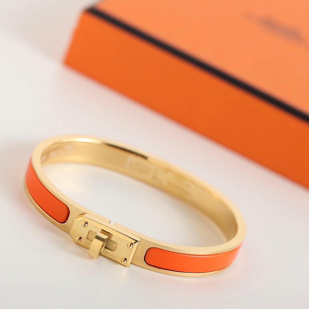[AuraEcho Jewelry]HM KELLY ORANGE BRACELET