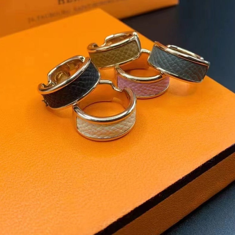 [AuraEcho Jewelry]OLYMPE PINK GOLD RING