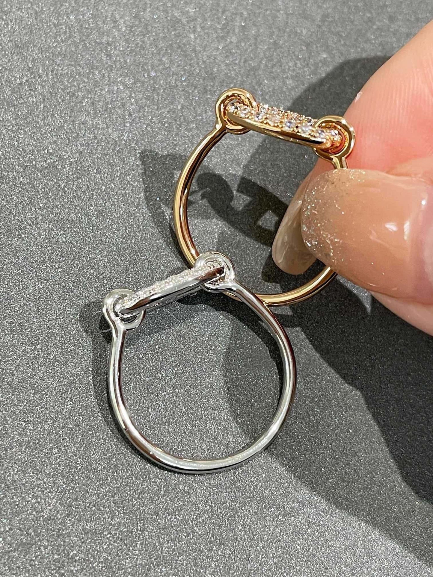 [AuraEcho Jewelry]RONDE SMALL DIAMOND RING