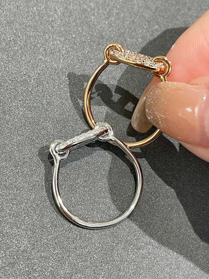 [AuraEcho Jewelry]RONDE SMALL DIAMOND RING