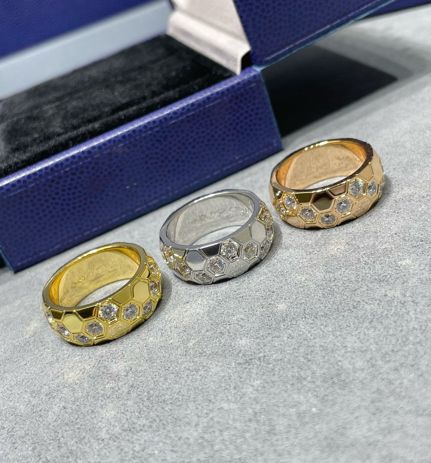[AuraEcho Jewelry]BEE LOVE DIAMOND LARGE RING
