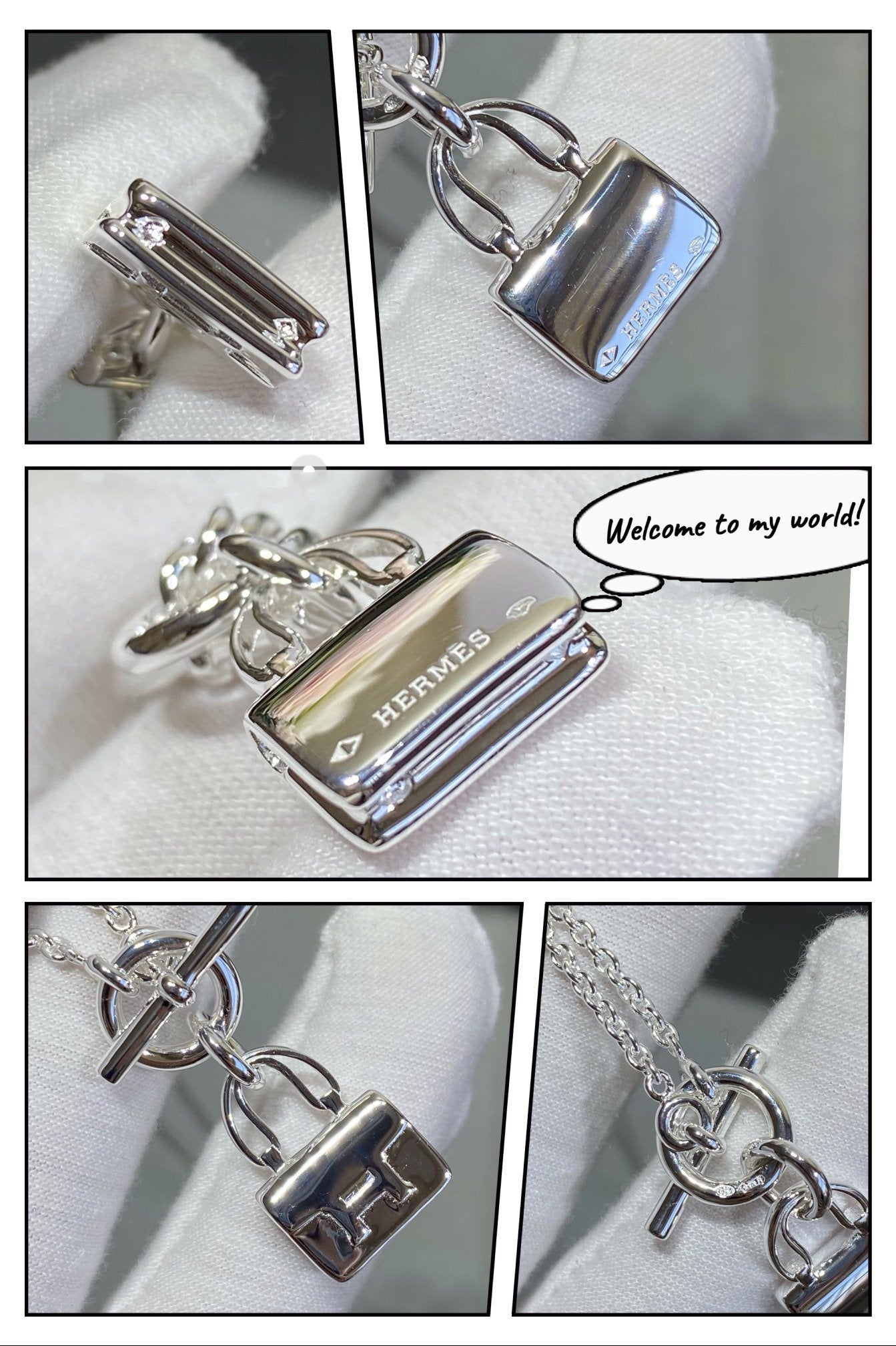 [AuraEcho Jewelry]CONSTANCE PEDANT SILVER NECKLACE