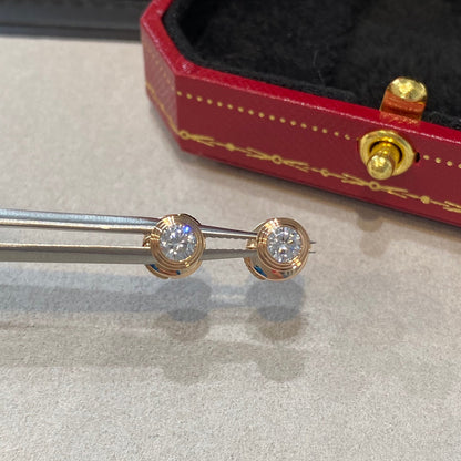 [AuraEcho Jewelry]DAMOUR DIAMOND EARRINGS