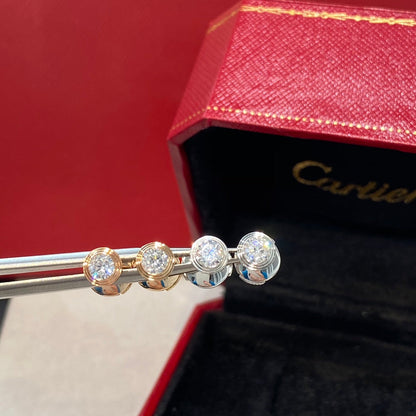 [AuraEcho Jewelry]DAMOUR DIAMOND EARRINGS