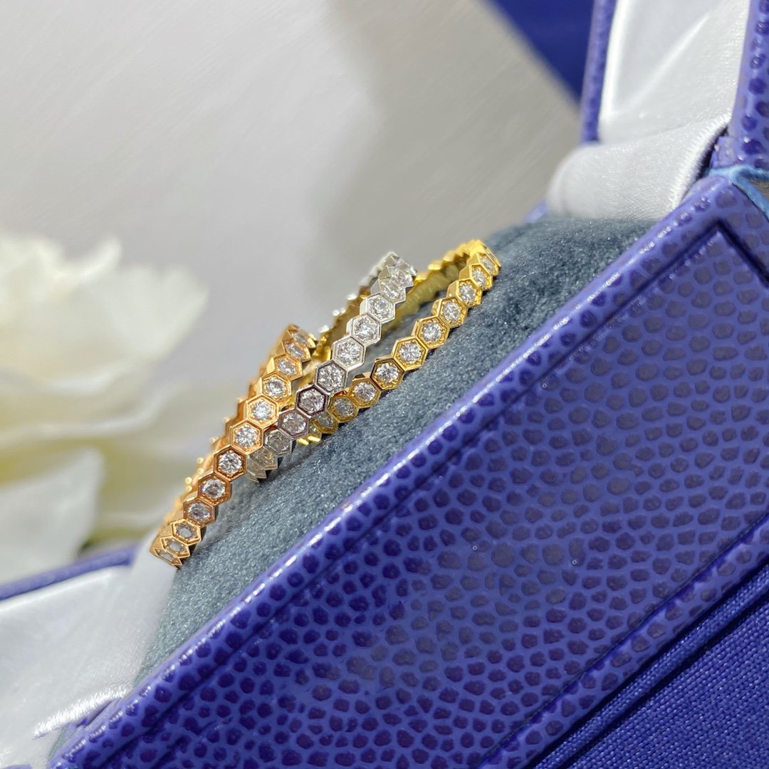 [AuraEcho Jewelry]BEE LOVE DIAMOND PAVED SMALL RING