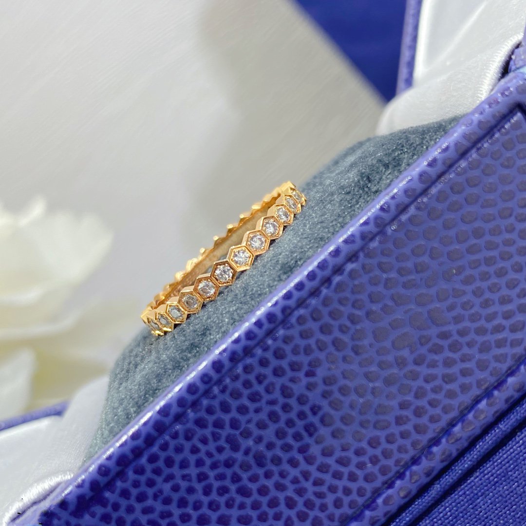 [AuraEcho Jewelry]BEE LOVE DIAMOND PAVED SMALL RING