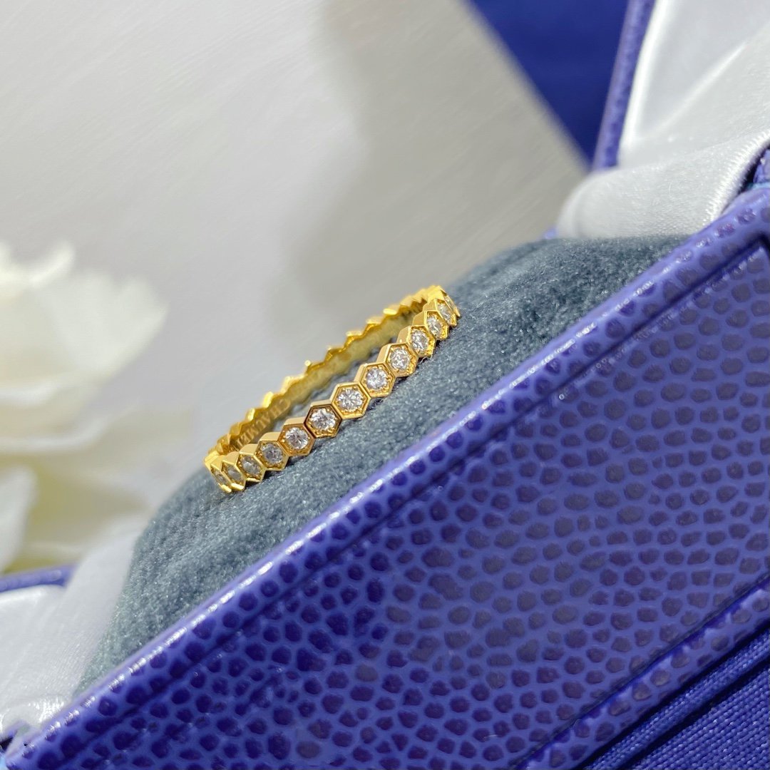 [AuraEcho Jewelry]BEE LOVE DIAMOND PAVED SMALL RING