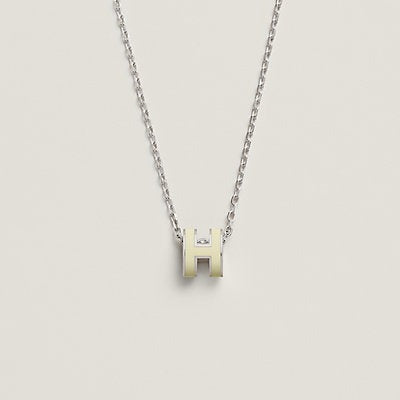 [AuraEcho Jewelry]HM CLIC YELLOW ENAMEL GOLD NECKLACE