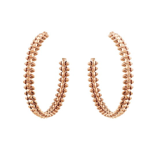 [AuraEcho Jewelry]CLASH LARGE HOOP EARRINGS