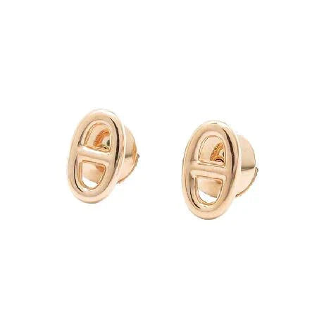[AuraEcho Jewelry]CHAINE SMALL EARRINGS GOLD AND SILVER
