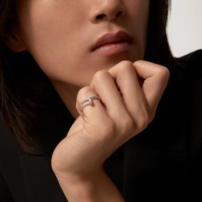 [AuraEcho Jewelry]JUSTE RING 1.8MM SILVER DIAMONDS