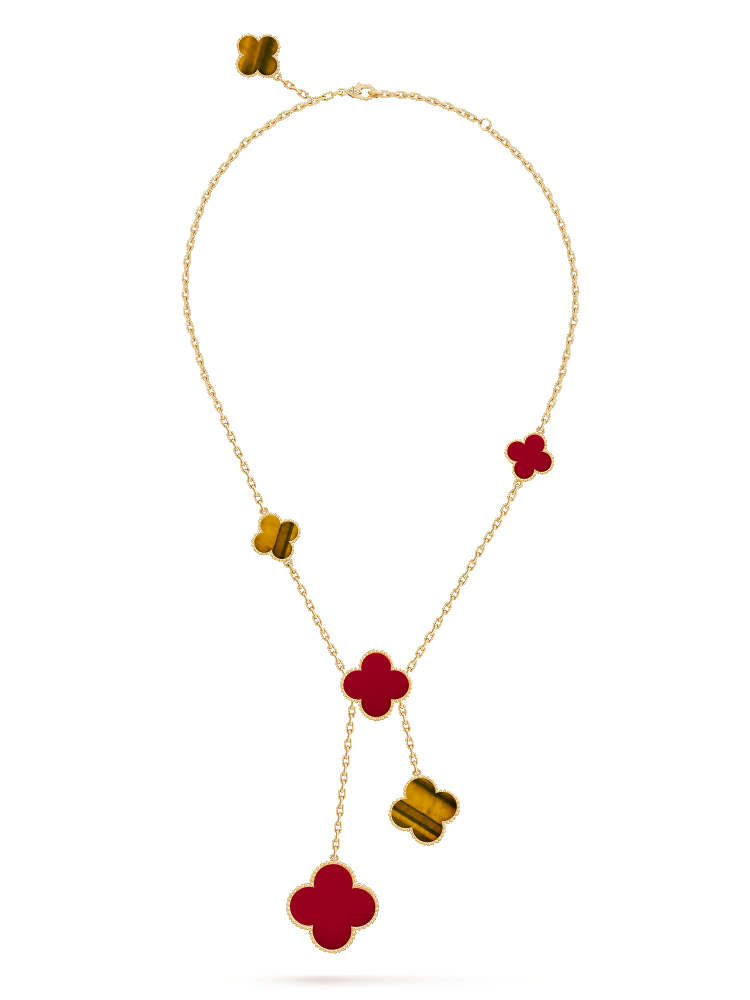 [AuraEcho Jewelry]CLOVER MOP  NECKLACE 6 MOTIF