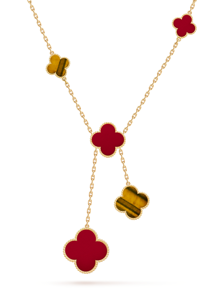 [AuraEcho Jewelry]CLOVER MOP  NECKLACE 6 MOTIF