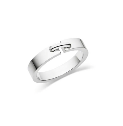 [AuraEcho Jewelry]ALLIANCE LIENS VIDENCE 4MM RING