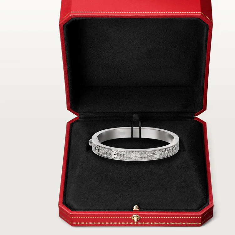 [AuraEcho Jewelry]LOVE BRACELET 6.1MM DIAMOND-PAVED
