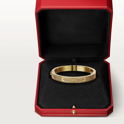 [AuraEcho Jewelry]LOVE BRACELET 6.1MM DIAMOND-PAVED