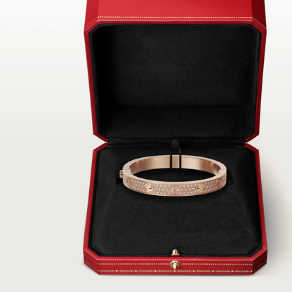 [AuraEcho Jewelry]LOVE BRACELET 6.1MM DIAMOND-PAVED