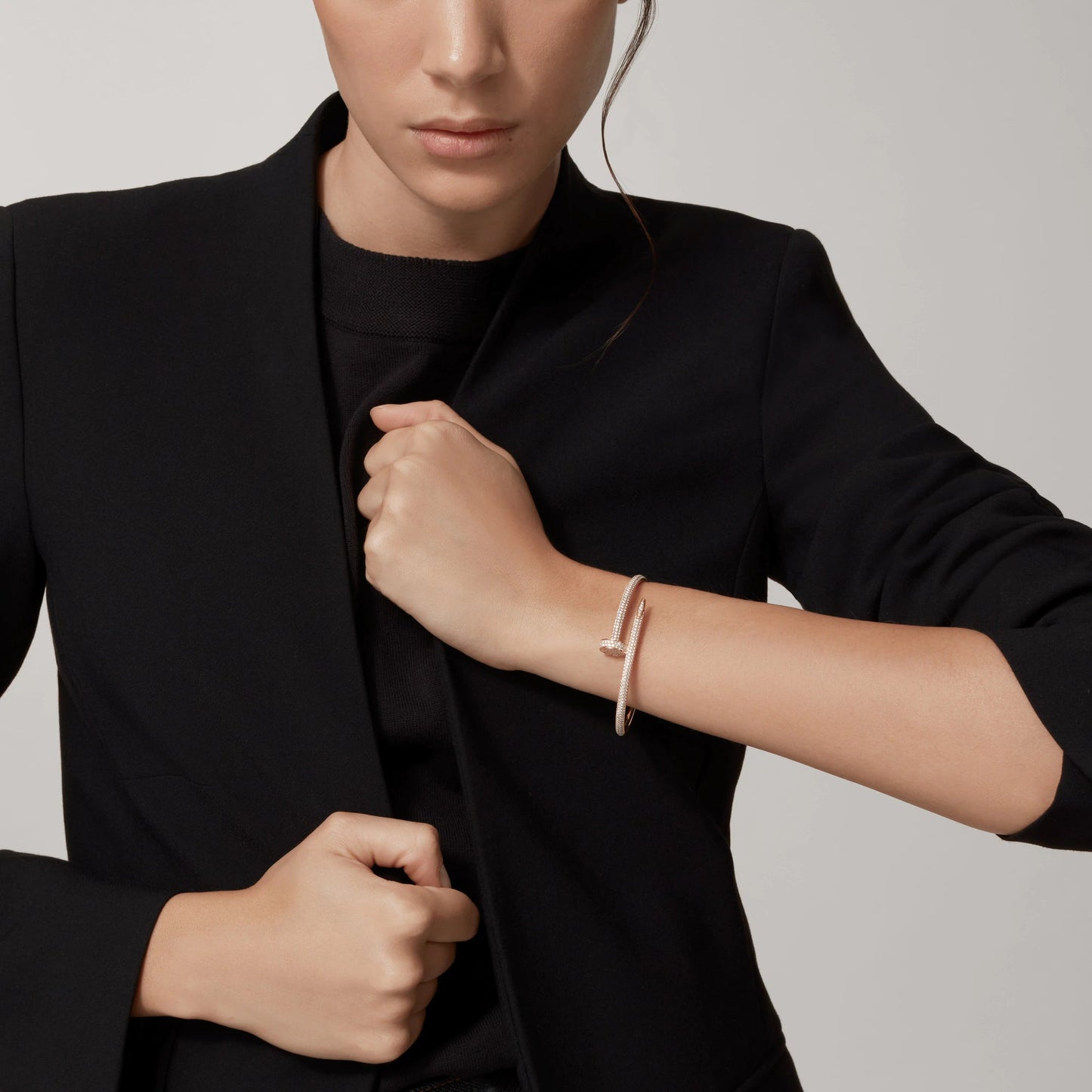 [AuraEcho Jewelry]JUSTE BRACELET 3.5MM ALL DIAMONDS