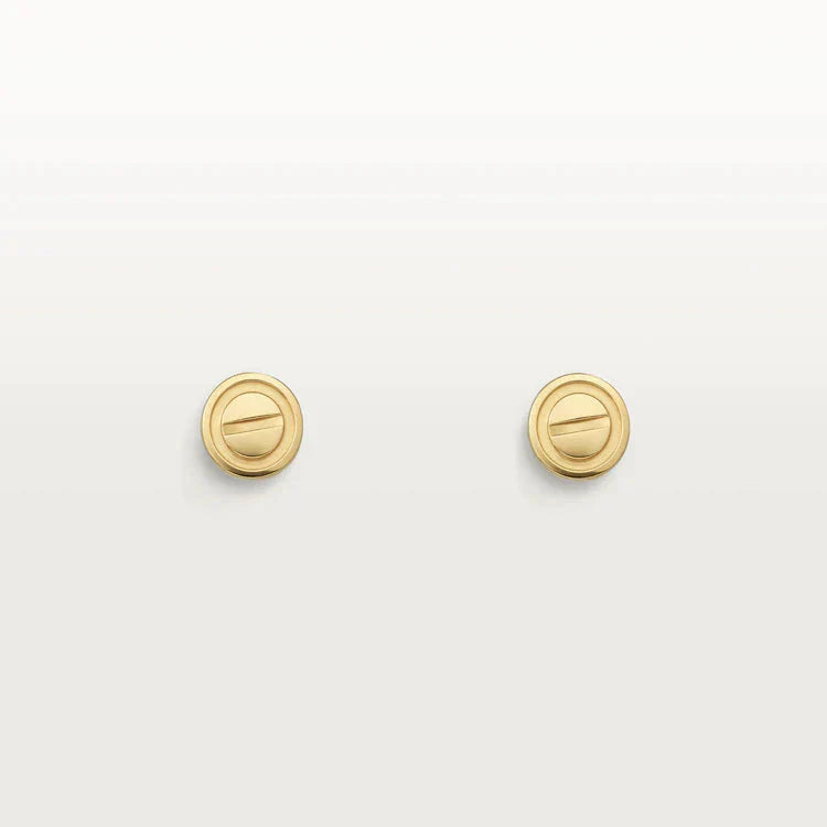 [AuraEcho Jewelry]LOVE EARRINGS GOLD 10MM