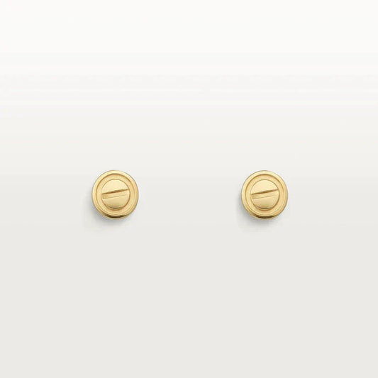 [AuraEcho Jewelry]LOVE EARRINGS GOLD 10MM