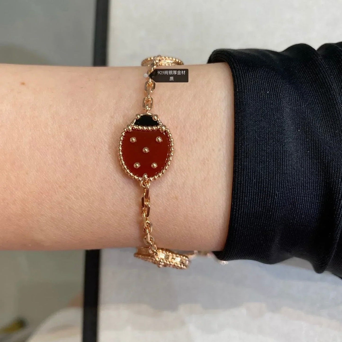 [AuraEcho Jewelry]LUCKY SPRING 5 MOTIF BRACELET