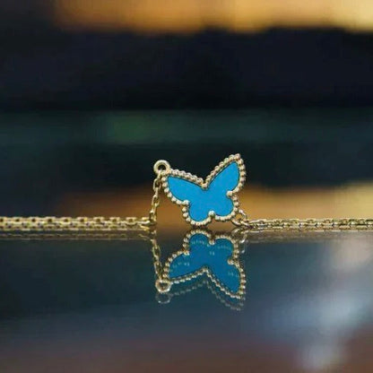 [AuraEcho Jewelry]BUTTERFLY TURQUOISE BUTTERFLY BRACELET