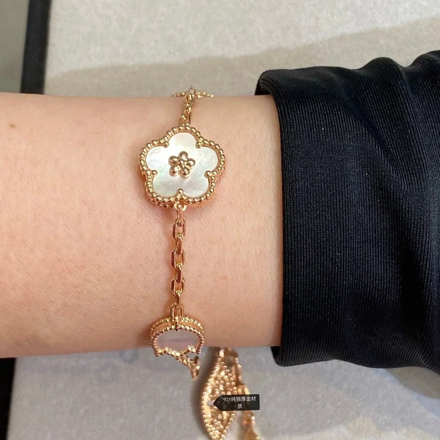 [AuraEcho Jewelry]LUCKY SPRING 5 MOTIF BRACELET
