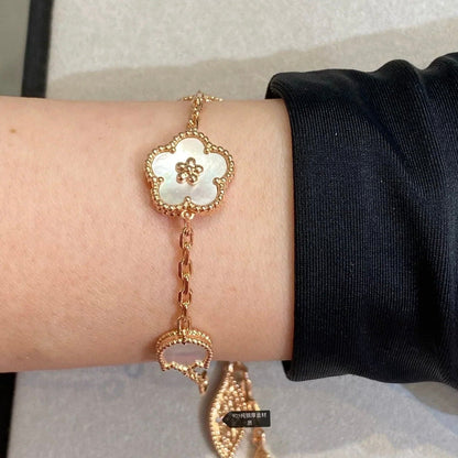 [AuraEcho Jewelry]LUCKY SPRING 5 MOTIF BRACELET