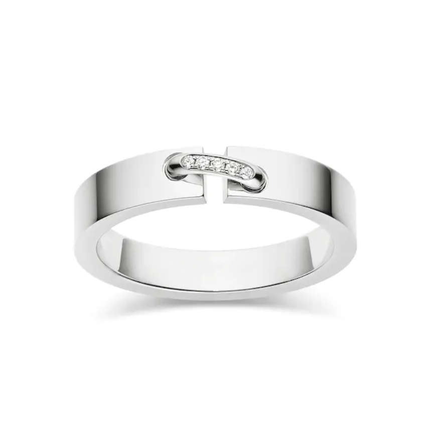 [AuraEcho Jewelry]ALLIANCE LIENS VIDENCE DIAMOND 4MM RING