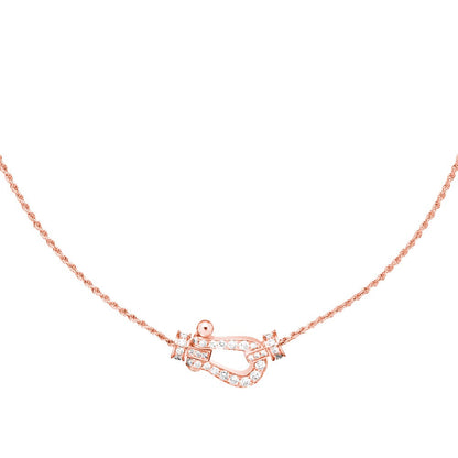 [AuraEcho Jewelry]FORCE 10 PINK GOLD DIAMOND NECKLACE