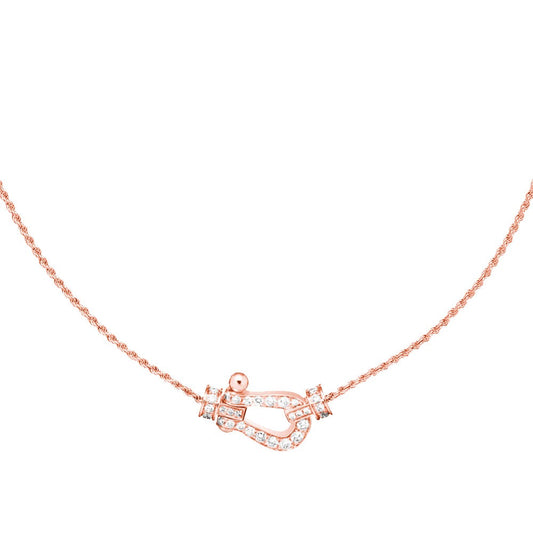 [AuraEcho Jewelry]FORCE 10 PINK GOLD DIAMOND NECKLACE