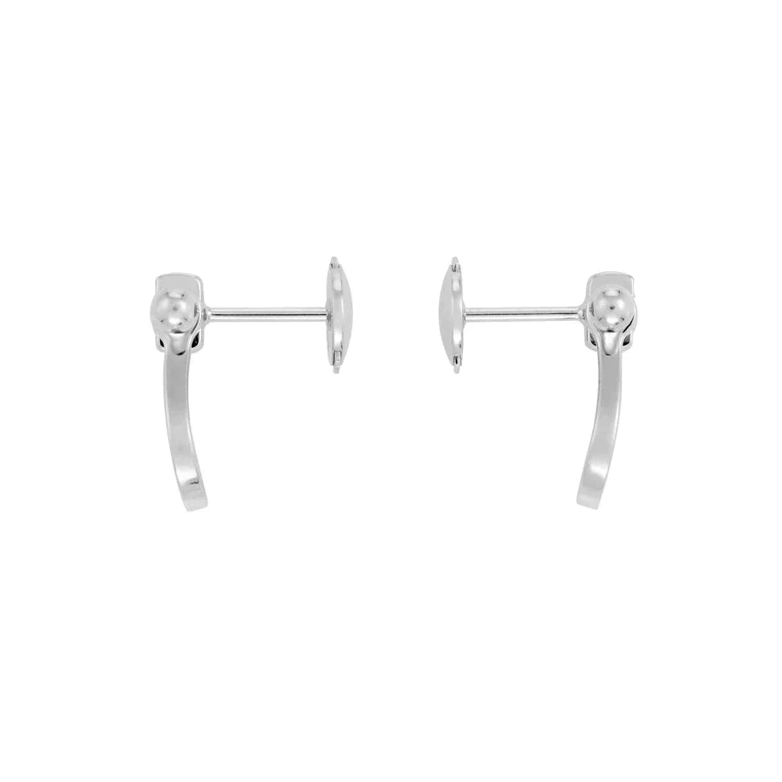 [AuraEcho Jewelry]FORCE 10 FULL DIAMOND STUD EARRINGS MINI MODEL