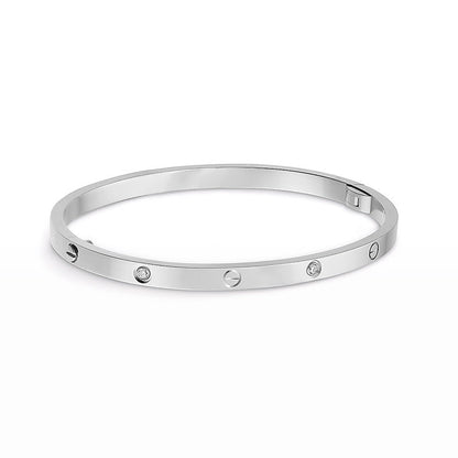 [AuraEcho Jewelry]LOVE BRACELET 3.65MM 6 DIAMONDS