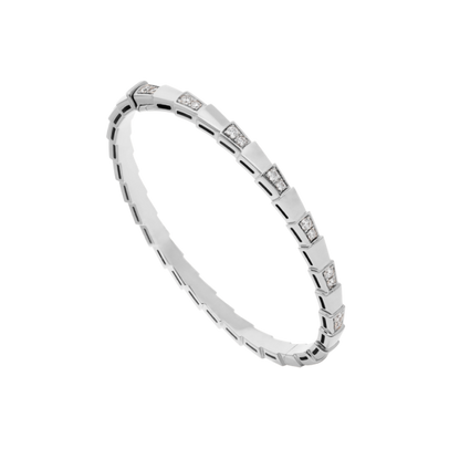 [AuraEcho Jewelry]SERPENTI BRACELET SILVER DIAMOND