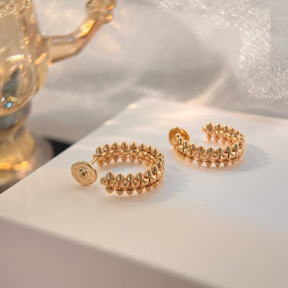 [AuraEcho Jewelry]CLASH SMALL HOOP EARRINGS