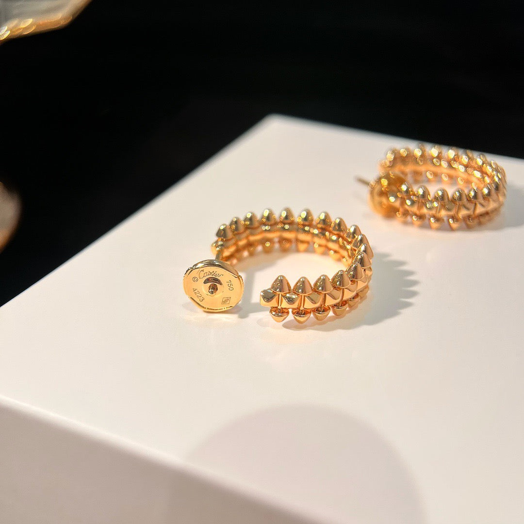 [AuraEcho Jewelry]CLASH SMALL HOOP EARRINGS