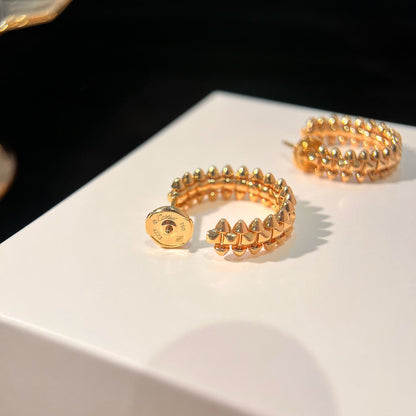 [AuraEcho Jewelry]CLASH SMALL HOOP EARRINGS