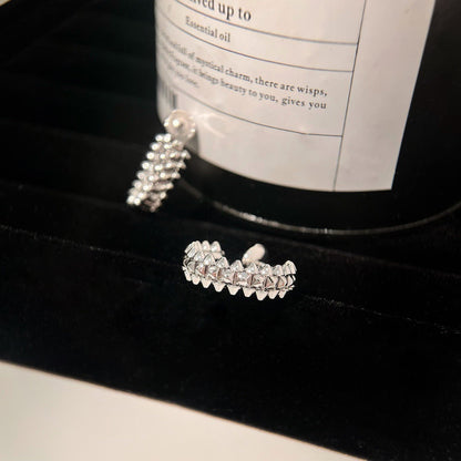[AuraEcho Jewelry]CLASH SMALL HOOP EARRINGS