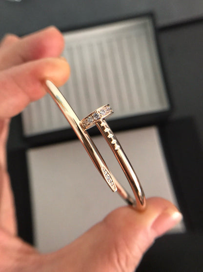 [AuraEcho Jewelry]JUSTE BRACELET 3.5MM DIAMONDS