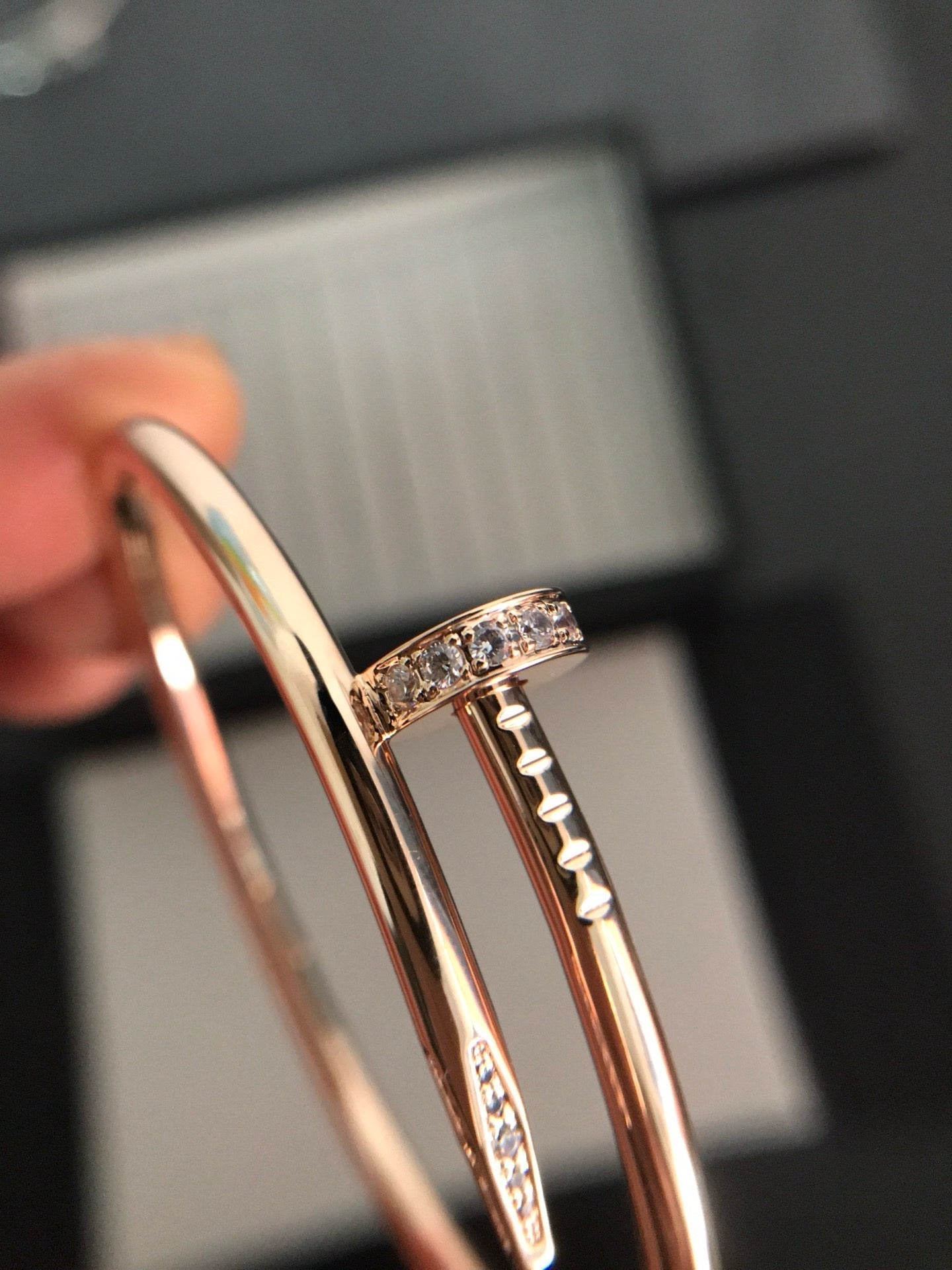 [AuraEcho Jewelry]JUSTE BRACELET 3.5MM DIAMONDS